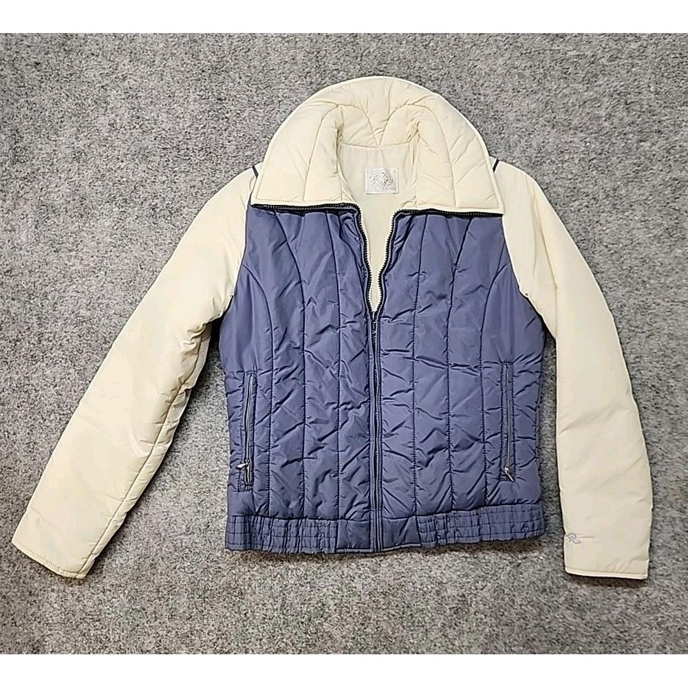 Vintage 1970's Roffe‎ Ski Down Jacket Nylon Puff Retro made in USA unisex
